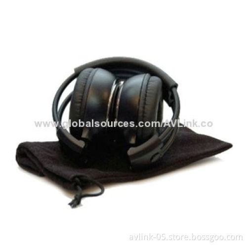 Foldable Noise-canceling Stereo Headphones with Hard Carry Case for Airplane/Aircraft/Subway/Train